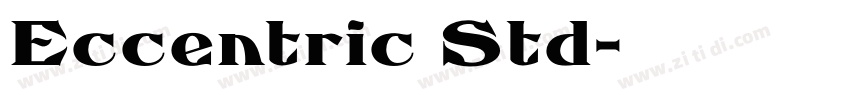 Eccentric Std字体转换